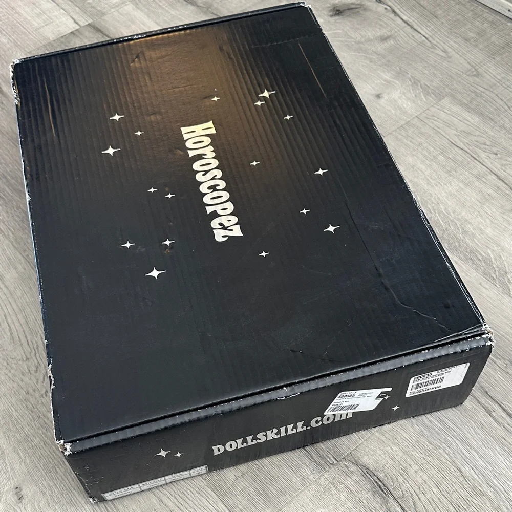 Dolls Kill Blue Multicolor Astrological Platform Heels - Picture 8 of 11